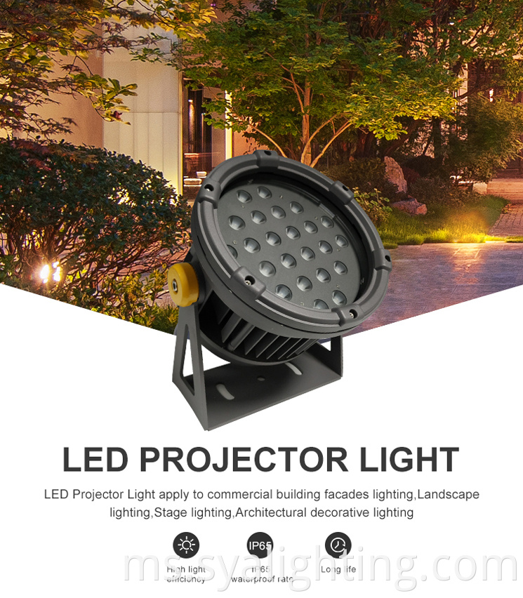 High Quality 200W Outdoor Waterproof RGB projector Lights